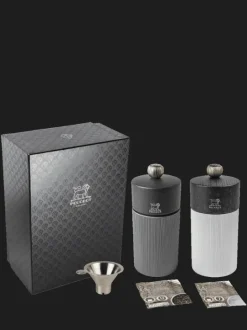New Pack Line Carbone Alu Salt|Salt & Pepper Mill Sets