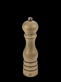 Cheap Paris antique Manual beech wood pepper mill with antique finish, 22cm Pepper|Pepper Mills