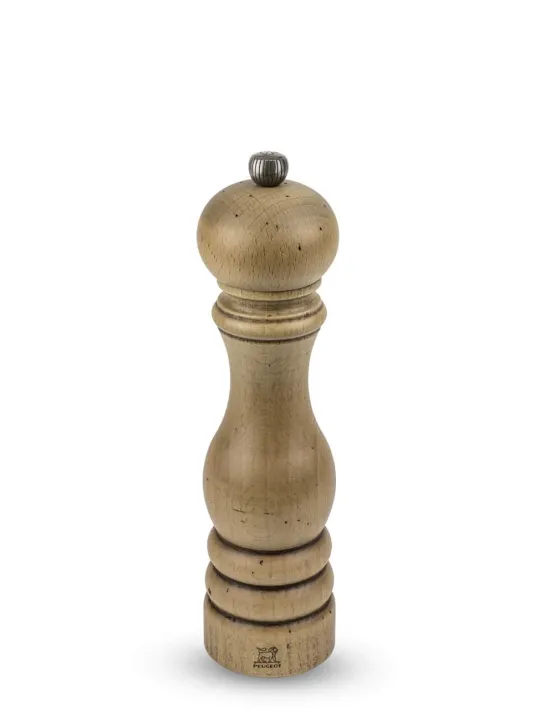 Flash Sale Paris antique Manual salt mill in beechwood with antique finish, 22cm Salt|Salt Mills