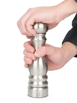 Flash Sale Paris chef U’select manual pepper mill in stainless steel, 22cm For The Foodie|Pepper