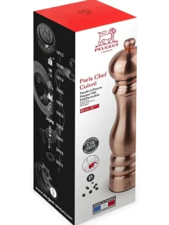 Flash Sale Paris chef U'select manual pepper mill in -plated stainless steel, 22cm For The Foodie|Pepper