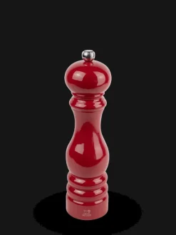 Flash Sale Paris manual wooden pepper mill in passion red gloss, 22cm Pepper|Pepper Mills