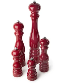 Flash Sale Paris manual wooden pepper mill in passion red gloss, 22cm Pepper|Pepper Mills