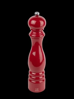 Shop Paris Manual wooden salt mill in passion red gloss, 30cm Salt|Salt Mills