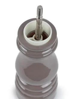 Online Paris Manual wooden salt mill in taupe grey gloss, 18cm Salt|Salt Mills