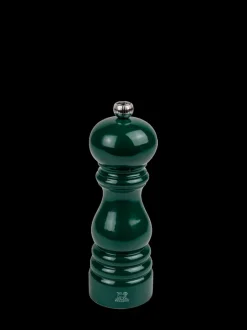 Best Paris Manual wooden salt mill in forest green gloss, 18cm Salt|Salt Mills