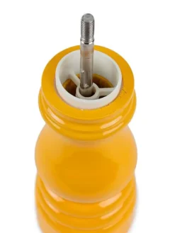 Fashion Paris Manual wooden salt mill in saffron gloss, 18cm Salt|Salt Mills