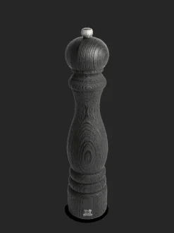 Outlet Paris nature black Manual upcycled wooden pepper mill in black, 30cm Pepper|Pepper Mills