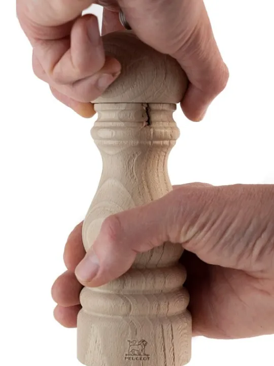 Discount Paris Manual wooden pepper mill with fair trade pepper, 18cm Pepper|Pepper Mills
