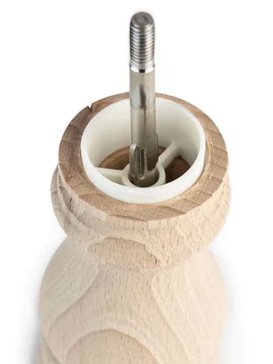 Best Paris Wooden manual salt mill with alpine salt, 30cm Salt|Salt Mills
