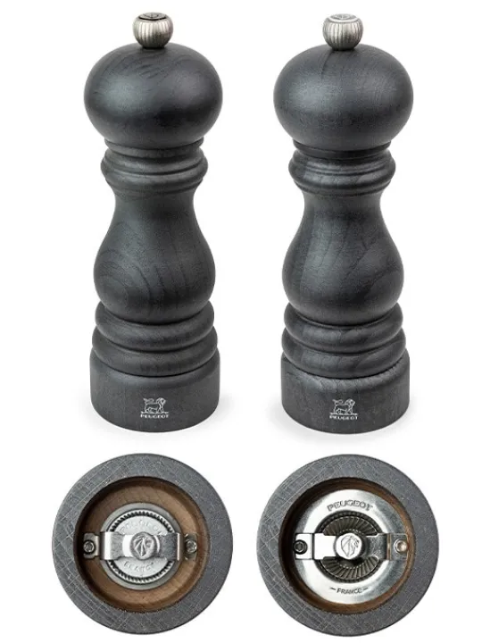 Cheap Paris Set of manual beech wood salt and pepper mills in , 18cm Salt|Salt & Pepper Mill Sets