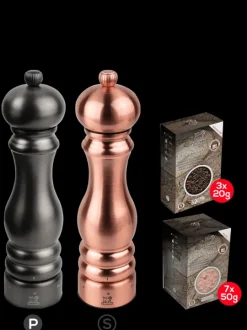 Outlet Paris u'select chef & copper bundle Set of 22cm u'select salt and pepper mills with spices Salt|Salt & Pepper Mill Sets