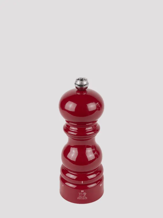 Best Paris u'select Manual salt mill u'select in lacquered wood, ivory, 15 cm - 6 in Pepper|Pepper Mills