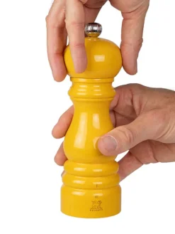 Sale Paris u'select U'select manual wooden pepper mill in saffron gloss, 18cm - 7in For The Foodie|Pepper