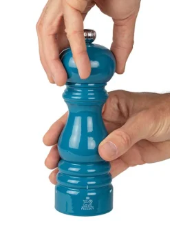 Best Paris u'select U'select manual wooden pepper mill in pacific blue gloss, 18cm - 7in For The Foodie|Pepper