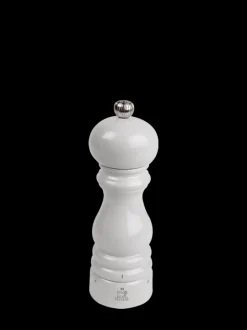 Hot Paris u'select U'select manual wooden salt mill in pearl grey gloss, 18cm - 7in For The Foodie|Salt
