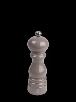Discount Paris u'select U'select manual wooden pepper mill in taupe grey gloss, 18cm - 7in For The Foodie|Pepper