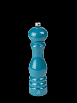 Flash Sale Paris u'select U'select manual wooden pepper mill in pacific blue gloss, 22cm Pepper|Pepper Mills