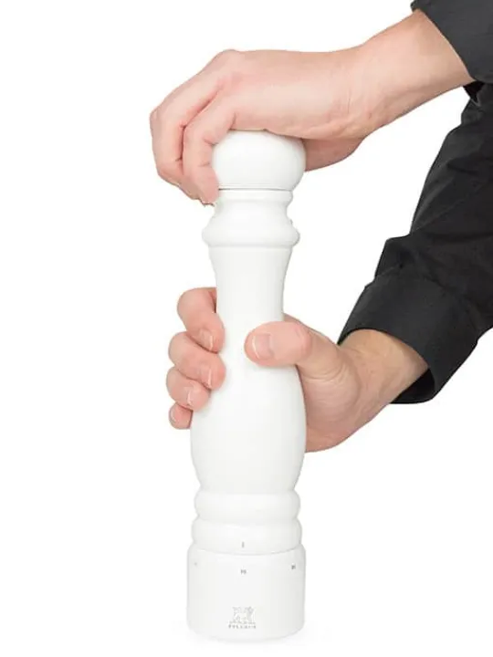 Cheap Paris u'select U’select manual wooden pepper mill in white gloss, 30cm Pepper|Pepper Mills