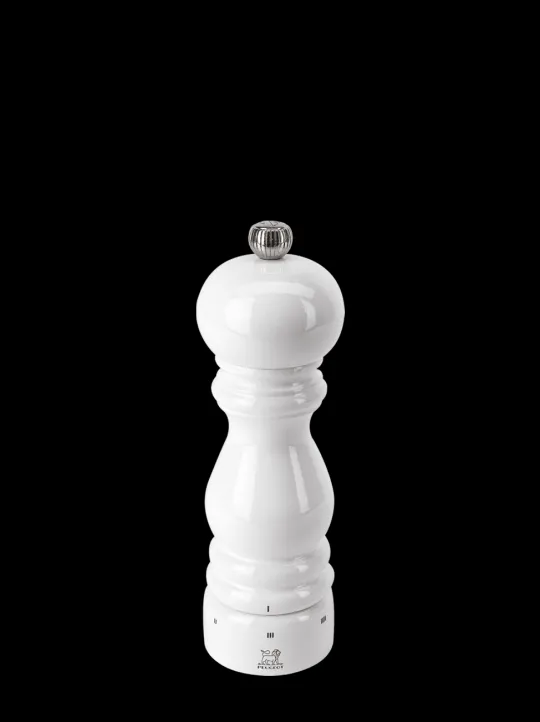 Best Sale Paris u'select U’select manual wooden pepper mill in white gloss, 18cm Pepper|Pepper Mills