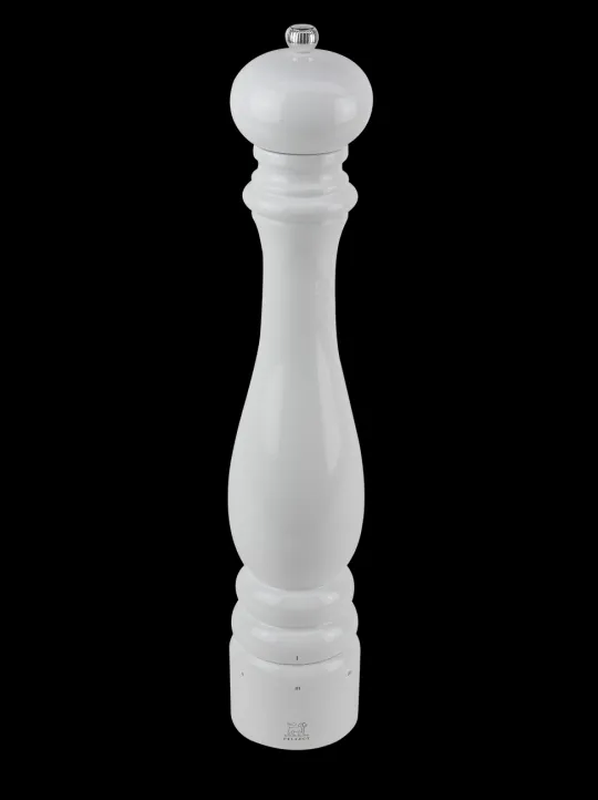 Fashion Paris u'select U’select manual wooden pepper mill in white gloss, 40cm Pepper|Pepper Mills