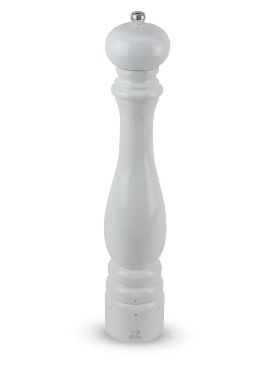 Fashion Paris u'select U’select manual wooden pepper mill in white gloss, 40cm Pepper|Pepper Mills