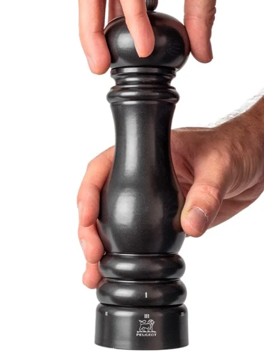 Flash Sale Paris u'select U'select manual wooden pepper mill in satin black, 22cm Pepper|Pepper Mills