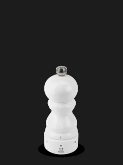 Best Sale Paris u'select U’select wooden manual salt mill in white gloss, 12cm Salt|Salt Mills