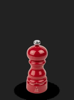 Discount Paris u'select Uselect wooden manual salt mill in passion red gloss, 12cm Salt|Salt Mills