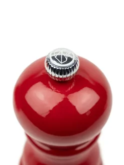 Discount Paris u'select Uselect wooden manual salt mill in passion red gloss, 12cm Salt|Salt Mills