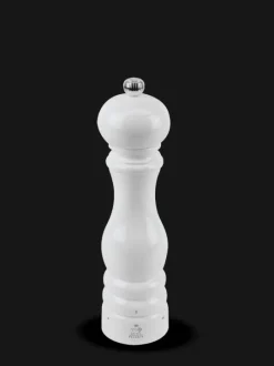 Discount Paris u'select U’select wooden manual salt mill with a white lacquer finish, 22cm Salt|Salt Mills