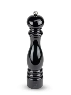 Store Paris u'select U’select wooden manual salt mill in black gloss, 30cm Salt|Salt Mills