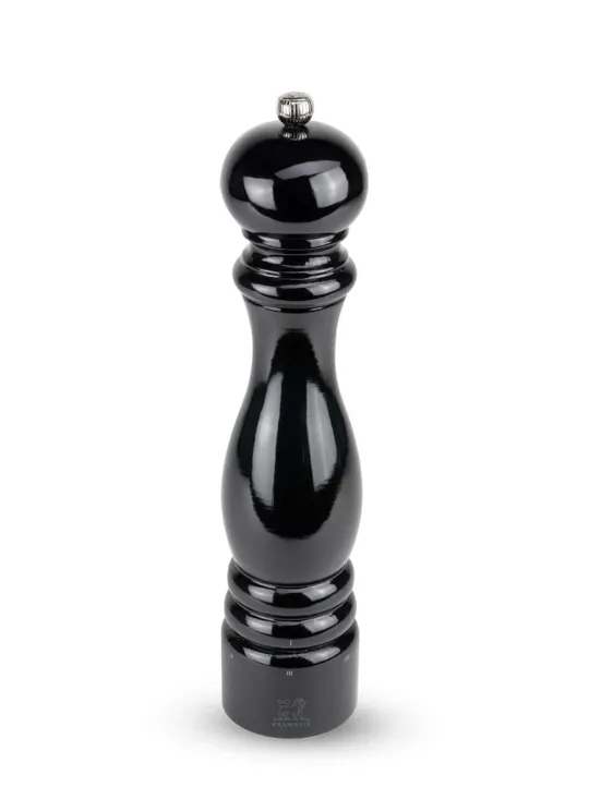 Store Paris u'select U’select wooden manual salt mill in black gloss, 30cm Salt|Salt Mills