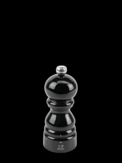 Best Paris u'select U’select wooden manual pepper mill with a black gloss finish, 12cm Pepper|Pepper Mills