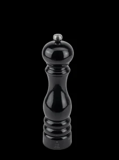 Cheap Paris u'select U’select wooden manual salt mill made with a black lacquer finish, 22cm Salt|Salt Mills