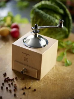 Fashion Roellinger manual wooden pepper mill with handle, 13 cm Pepper|Pepper Mills