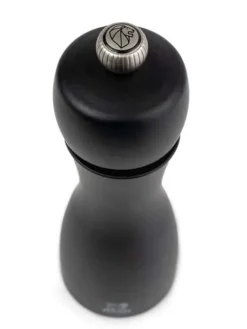 Fashion Tahiti Manual beech wood pepper mill in matt black, 20cm Pepper|Pepper Mills