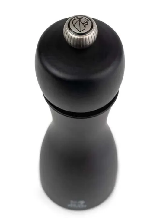 Fashion Tahiti Manual beech wood pepper mill in matt black, 20cm Pepper|Pepper Mills