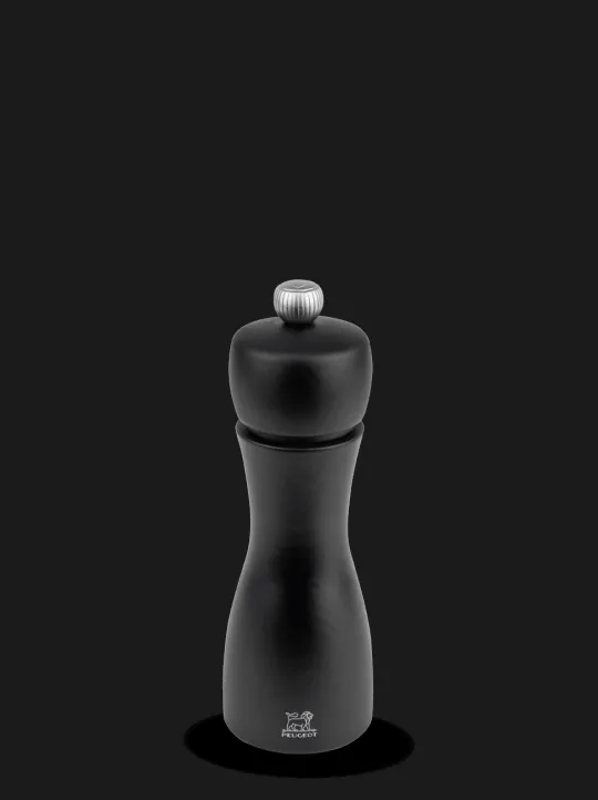 Cheap Tahiti Manual beech wood pepper mill in matt black, 15cm Pepper|Pepper Mills