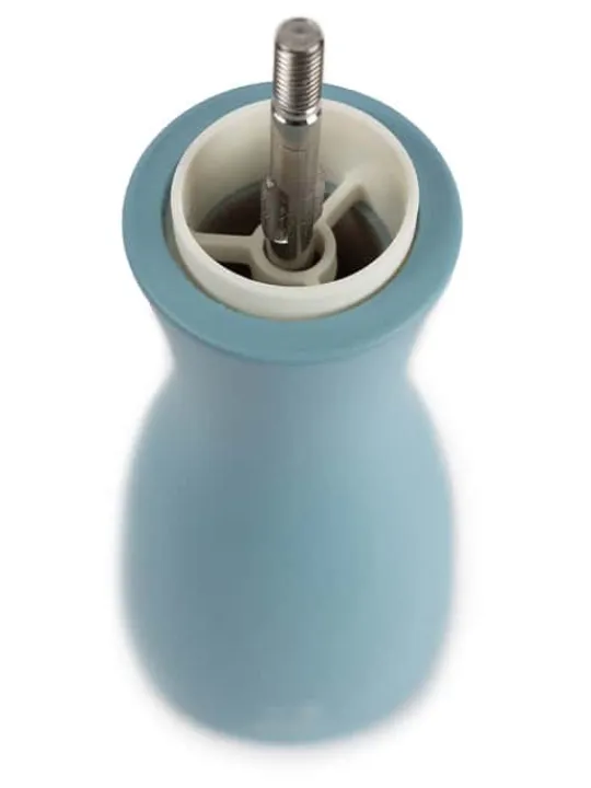 Fashion Tahiti Manual beech wood salt mill in blue, 15cm Salt|Salt Mills