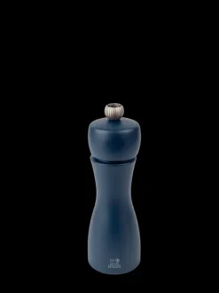 Hot Tahiti Manual beech wood pepper mill in blue, 15cm - 5in Pepper|Pepper Mills