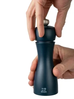 Hot Tahiti Manual beech wood pepper mill in blue, 15cm - 5in Pepper|Pepper Mills