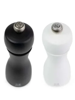 Cheap Tahiti Set of manual beechwood salt and pepper mills in black and white, 20cm Salt|Salt & Pepper Mill Sets